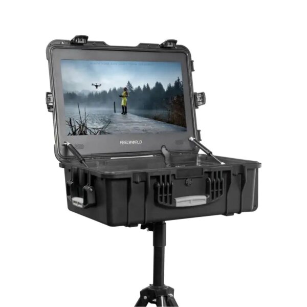 Additional monitor set - Feelworld 21.5" inch 1000cdm² in case with battery and stand